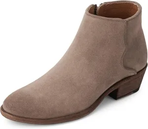 Frye Carson Piping Booties for Women Made from Soft Full-Grain Leather with Signature Western-Inspired Piping Detail and Supple Leather Lining – 4” Shaft Height
