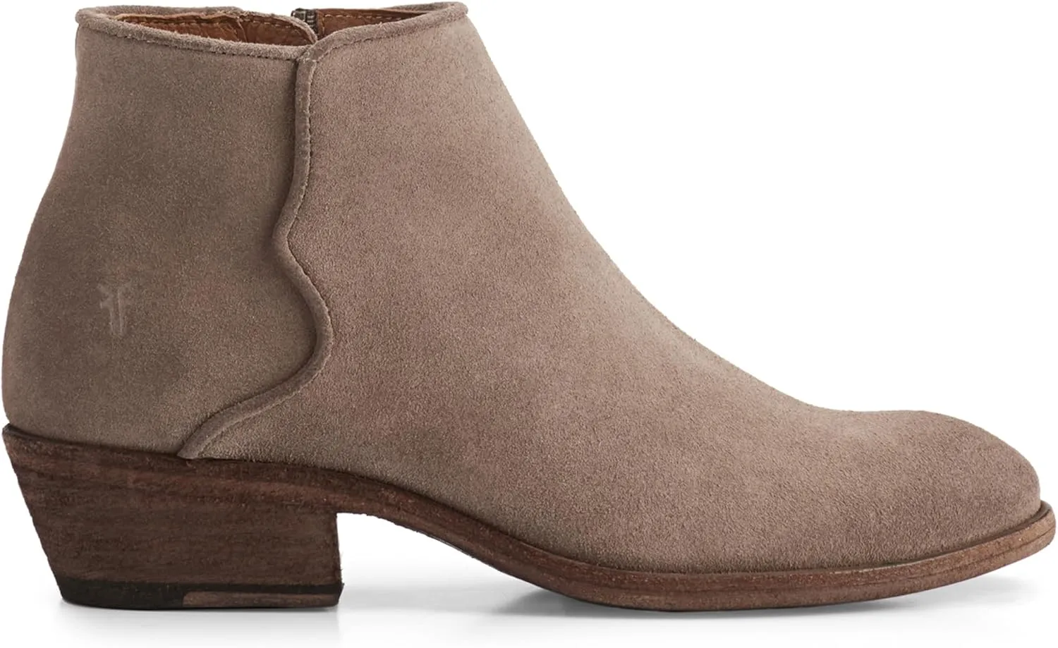 Frye Carson Piping Booties for Women Made from Soft Full-Grain Leather with Signature Western-Inspired Piping Detail and Supple Leather Lining – 4” Shaft Height