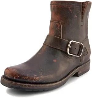 Frye Veronica Booties for Women Made from Full Grain Brush-Off Leather with Antique Metal Hardware and Waterproof, Hand-Stitched Goodyear Welt Construction