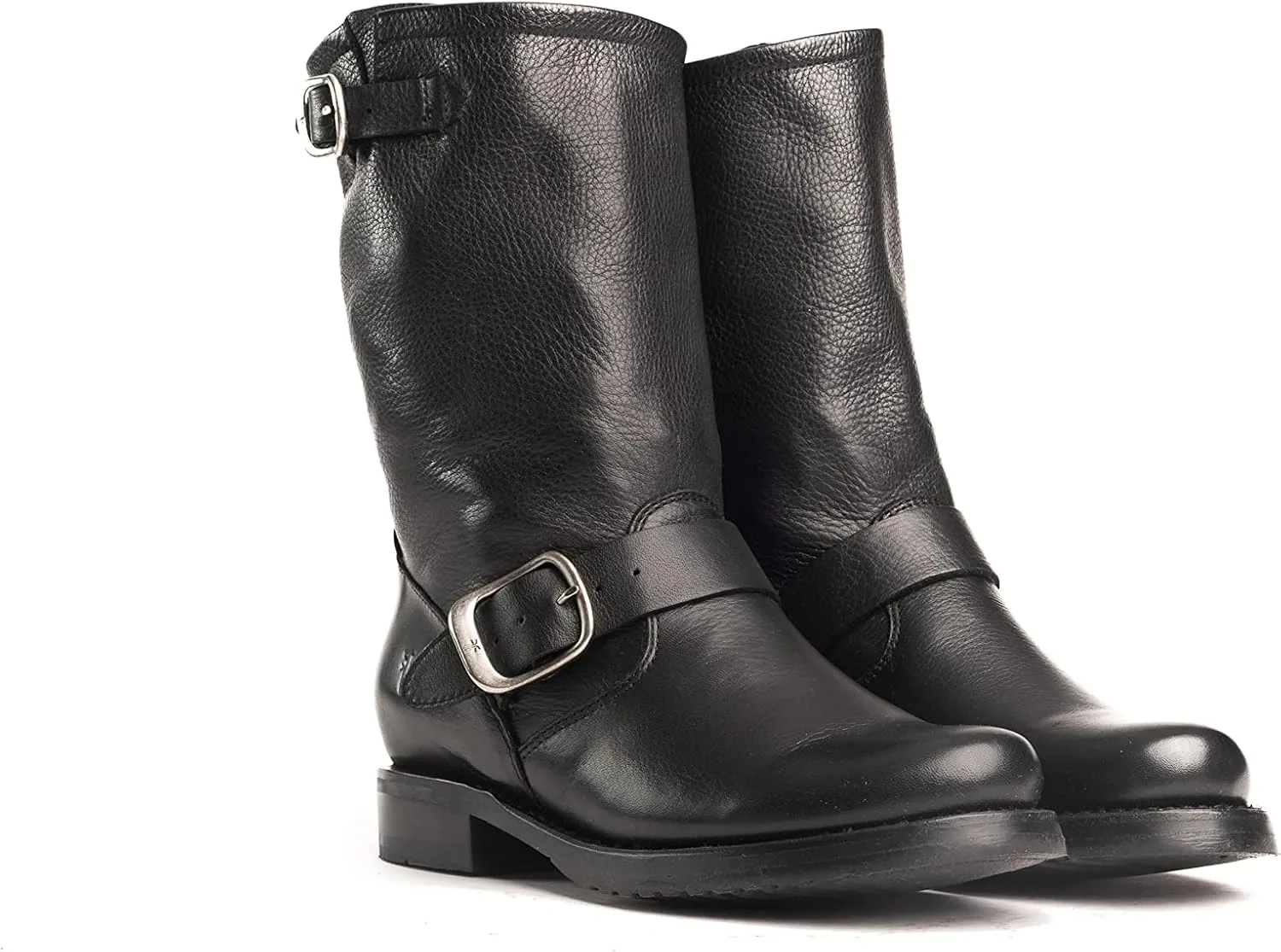 Frye Veronica Short Boots for Women Made from Full-Grain Leather with Antique Metal Hardware, Goodyear Welt Construction, and Rubber Lug Soles – 6 ¾” Shaft Height
