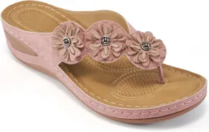 FUDYNMALC Sandals for Women Wedge Shoes: Summer Womens Platform Flip Flops Comfortable Casual Dressy Wedges Sandal
