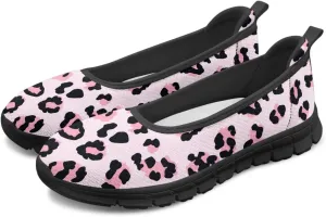 Funny Animal Print Loafers for Women Comfort Lightweight Ballet Flats Shoes Round Toe Classic Outdoor Walking Casual Sneakers