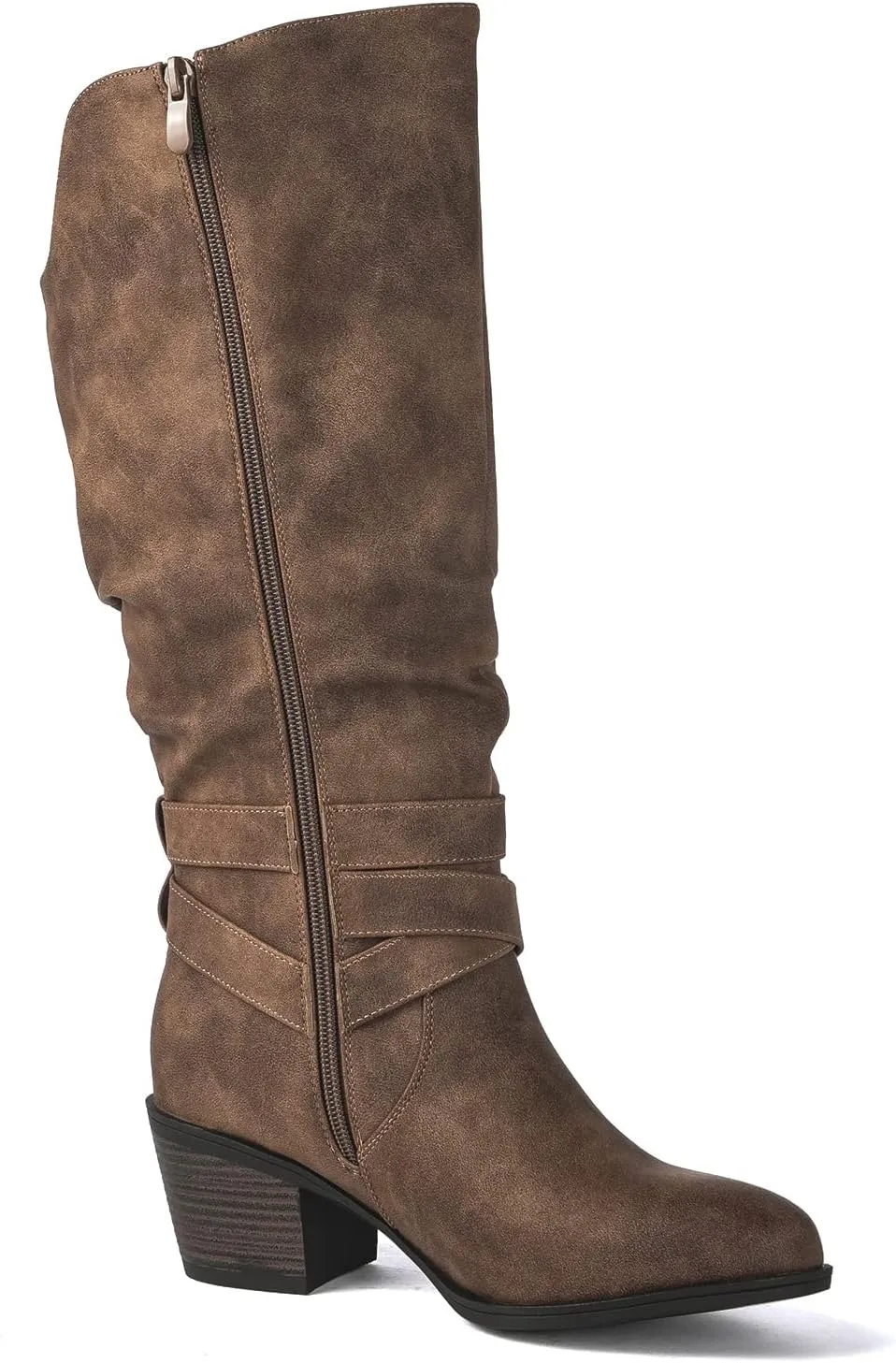 GLOBALWIN Women's Knee High Cowgirl Boots Fashion Dressy Cowboy Boots For Women