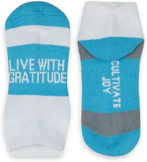 Gone For a Run Inspirational Ankle Socks for Women - Affirmation - Fun Running Socks - Runners Gifts & Motivation