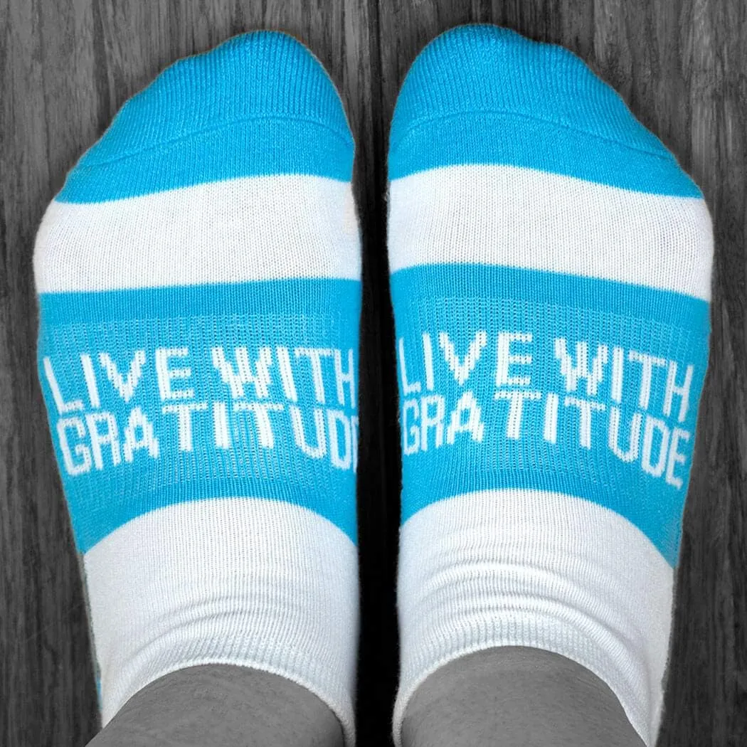 Gone For a Run Inspirational Ankle Socks for Women - Affirmation - Fun Running Socks - Runners Gifts & Motivation