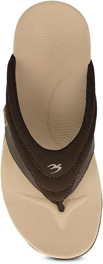 Gravity Defyer Women's GDEFY Kinor | Water Resistant Flip Flops | VersoShock Proven Performance | Orthotic Stress Recovery Outdoor Sandals
