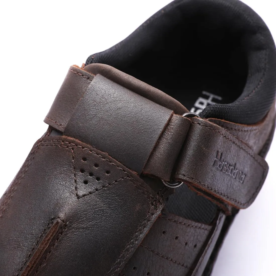 Harssidanzar Mens Closed Toe Sandals,Genuine Leather Comfortable Adjustable Fisherman Beach Sandals Shoes For Outdoor Walking Driving KM227US
