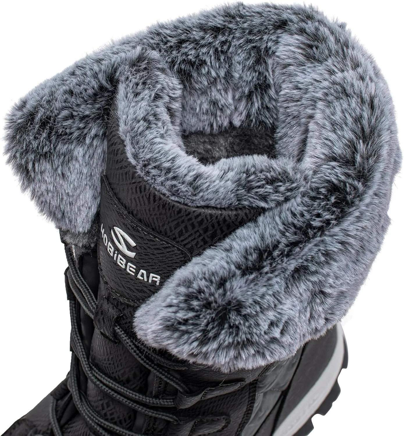 HOBIBEAR Women's Winter Snow Boots Waterproof Lightweight Warm Faux Fur Lined Mid-Calf Booties