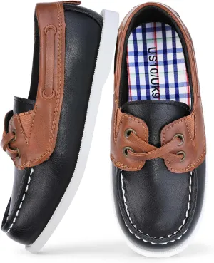 HOMEHOT Boys Dress Shoes Casual School Shoes Slip on Boys Loafers (Toddler/Little Kid/Big Kid)