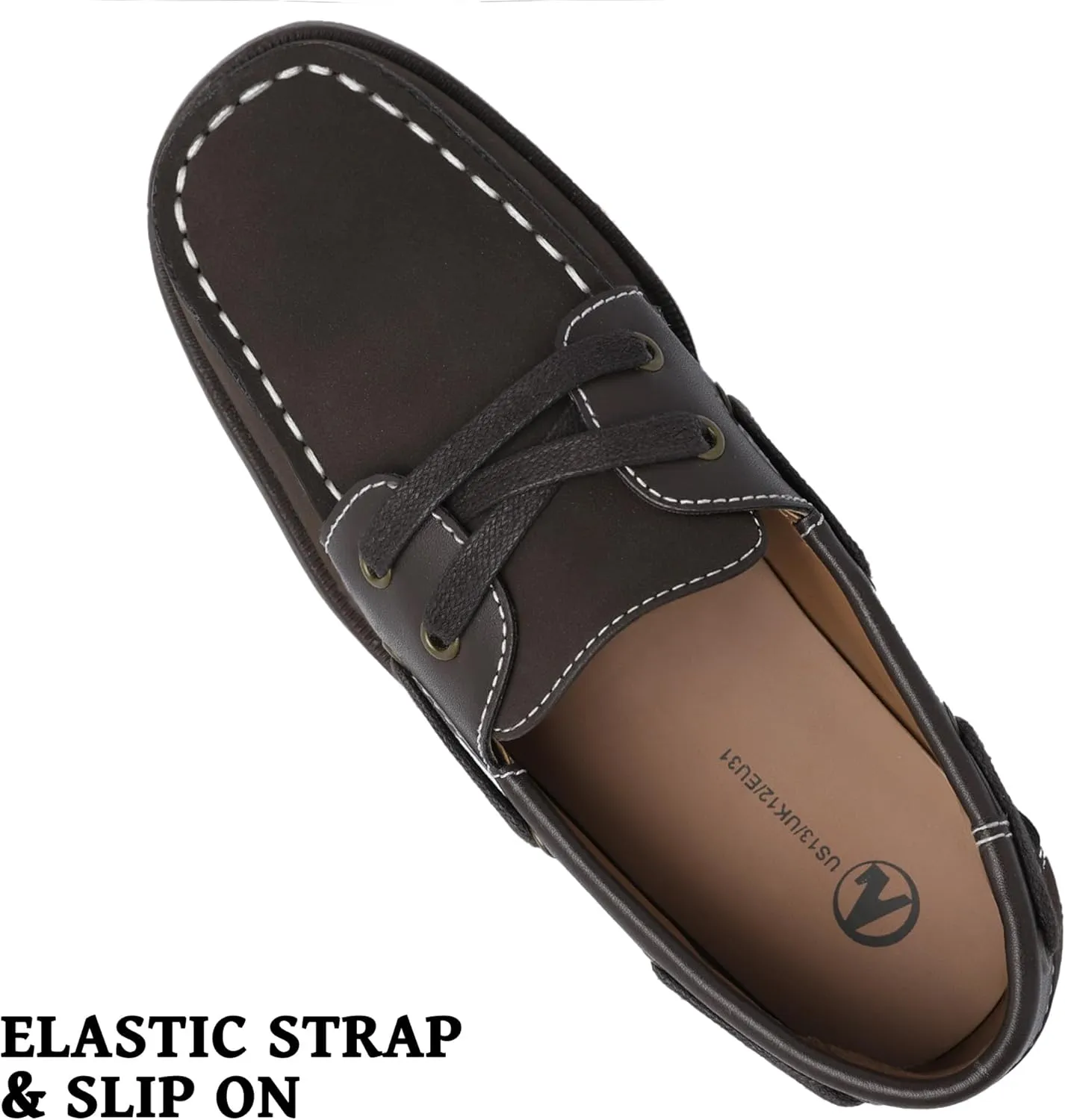 HOMEHOT Boys Dress Shoes Slip on Boys Loafers Causal Lace up (Toddler/Little Kid/Big Kid)