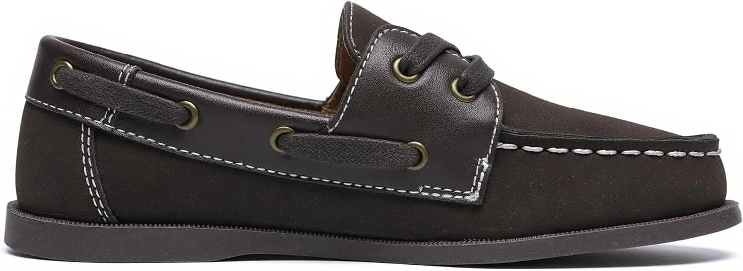HOMEHOT Boys Dress Shoes Slip on Boys Loafers Causal Lace up (Toddler/Little Kid/Big Kid)