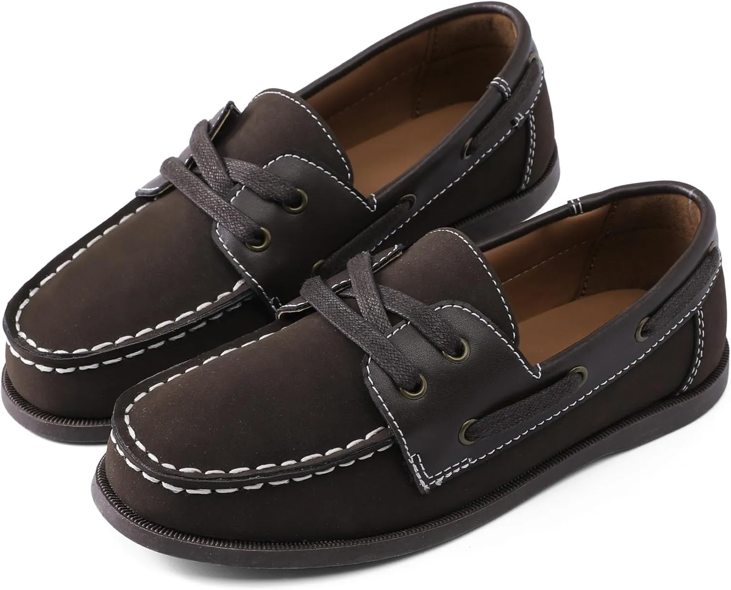 HOMEHOT Boys Dress Shoes Slip on Boys Loafers Causal Lace up (Toddler/Little Kid/Big Kid)