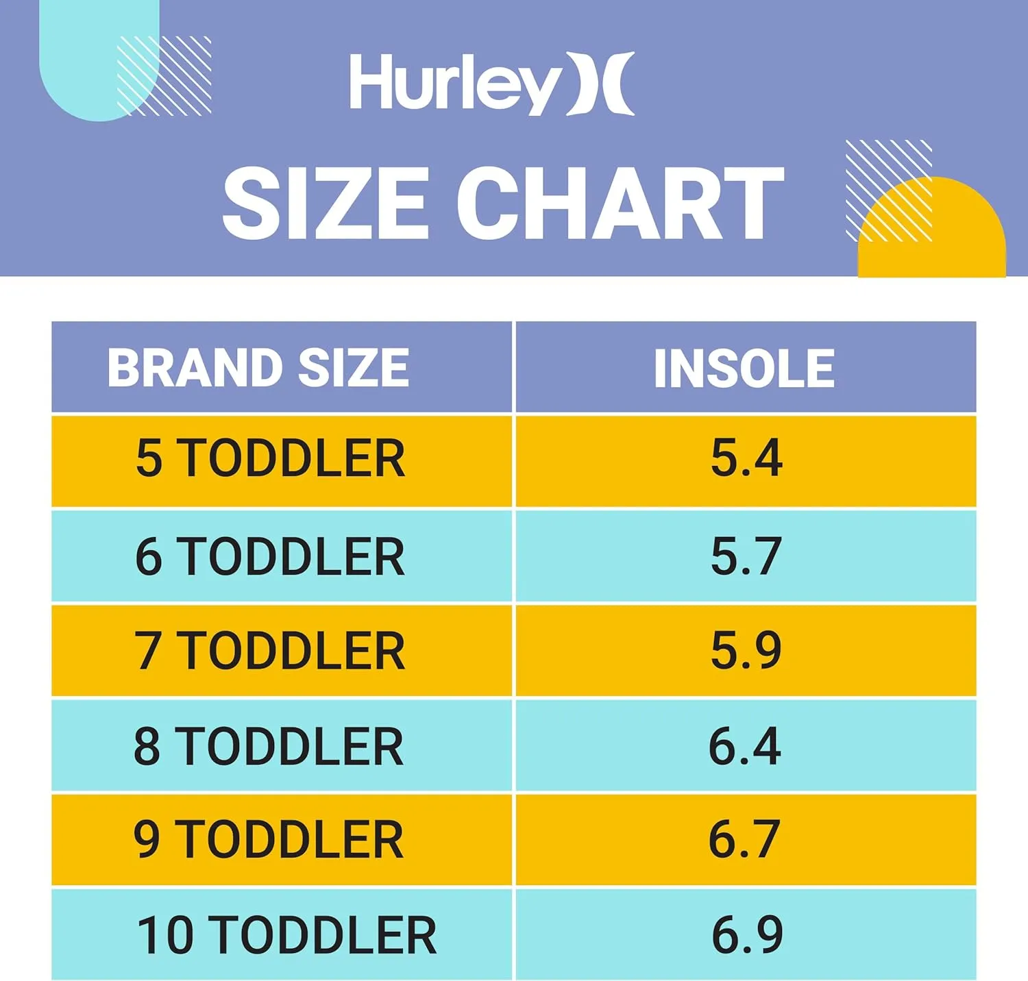 Hurley Kids Toddlers Elastic Laces Canvas Sneakers – High Cut Skateboarding Shoes for Toddlers and Little Kids, Sports Shoes for Boys and Girls, Sports Shoes for School Tate