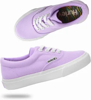 Hurley Marley Kids Lace Up Canvas Sneakers – Low Cut Skateboarding Shoes for Kids, Sports Shoes for Boys and Girls