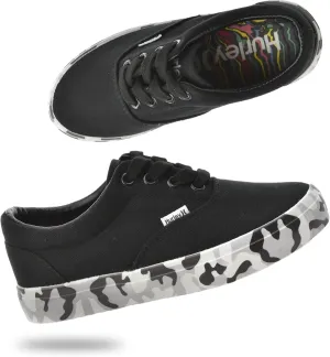 Hurley Marley Kids Lace Up Canvas Sneakers – Low Cut Skateboarding Shoes for Kids, Sports Shoes for Boys and Girls