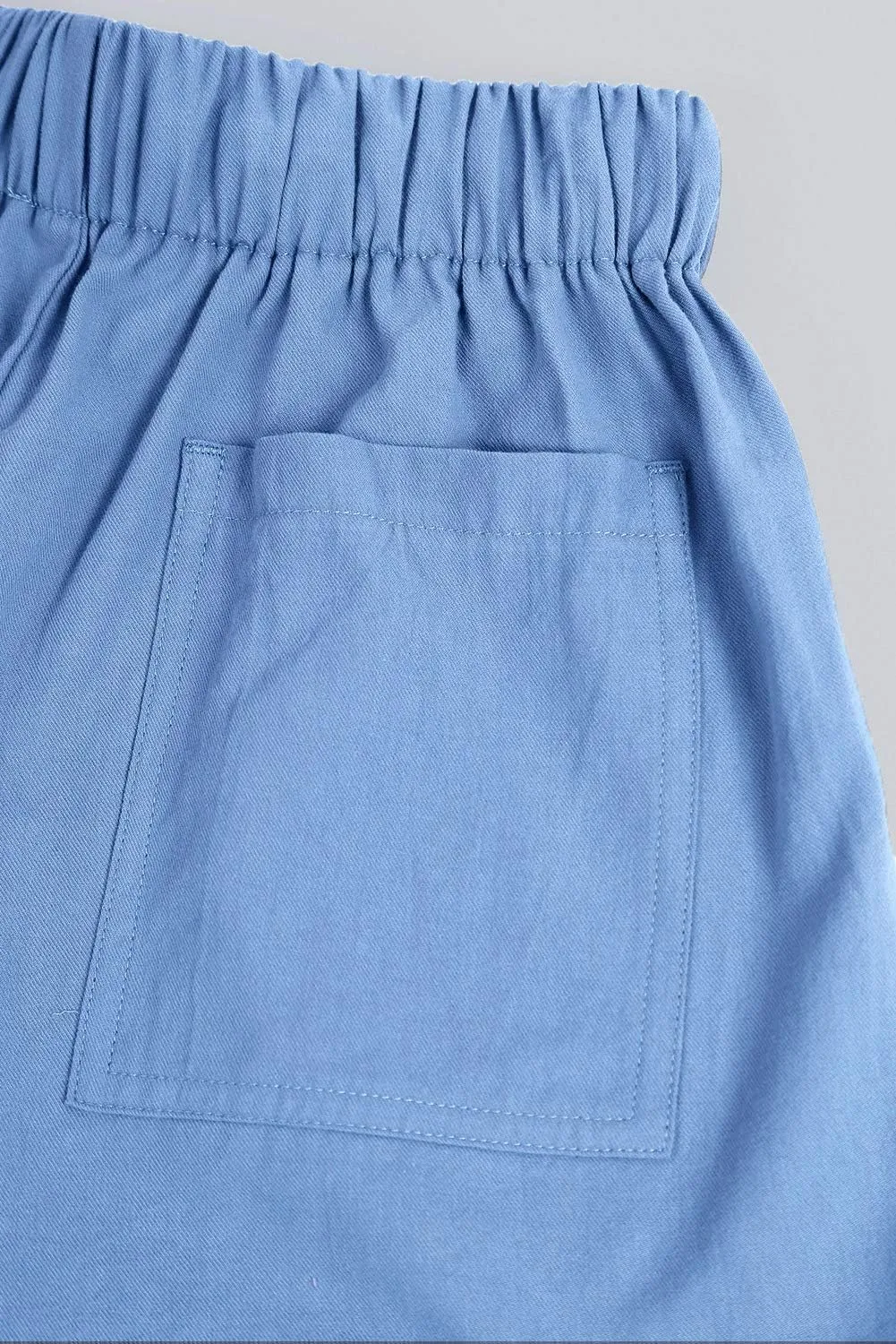 HVEPUO Women Casual Summer Shorts Elastic High Waisted Short Pants with Pockets