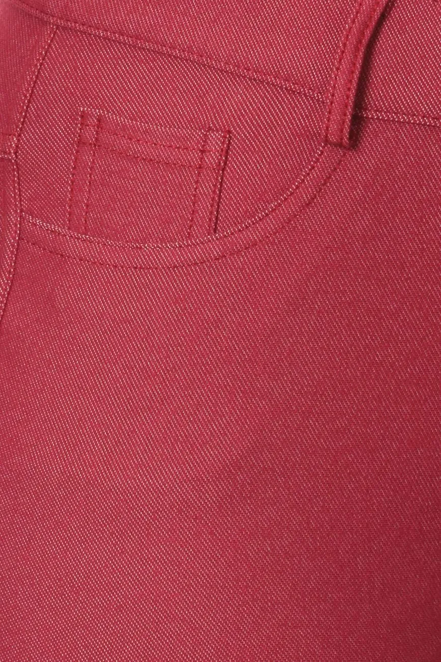 ICONOFLASH Women's 5 Pocket Capri Jeggings True to Size Pull On Skinny Stretch Colored Jean Leggings (Small to Plus 3X Large)