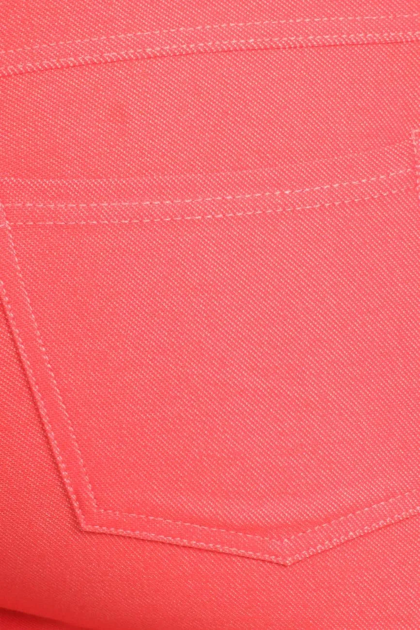 ICONOFLASH Women's 5 Pocket Capri Jeggings True to Size Pull On Skinny Stretch Colored Jean Leggings (Small to Plus 3X Large)