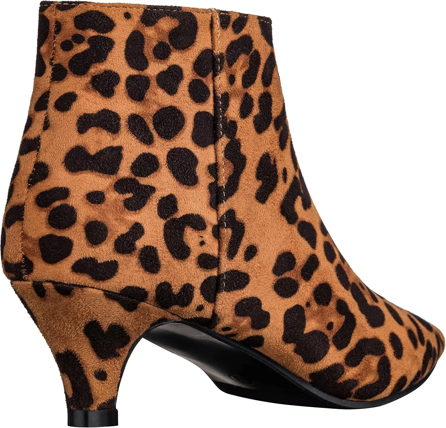 ILLUDE Women's Fashion Ankle Boots Pointed Toe Ankle Booties Low Heel Short Boots