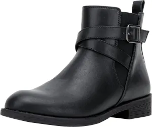 Jeossy Women's 9008 Ankle Boots Zipper Casual Fall Short Booties for Women