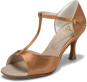 JIAJIA 20511 Women's Satin Sandals Flared Heel Latin Salsa Performance Dance Shoes