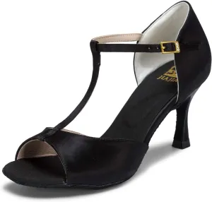 JIAJIA 20511 Women's Satin Sandals Flared Heel Latin Salsa Performance Dance Shoes