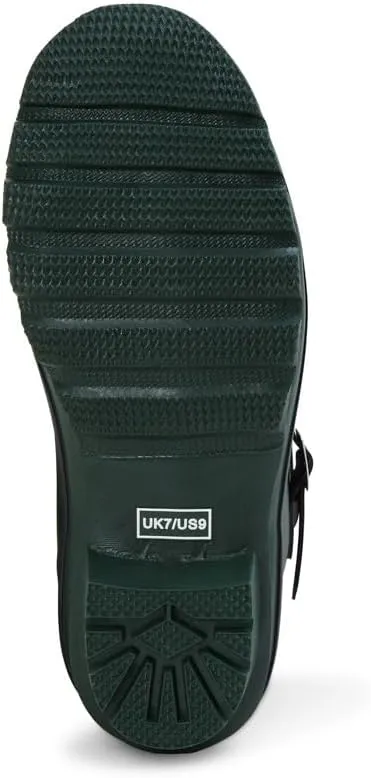 Jileon Mid Calf Rain Boots - Specially Designed For Wide Feet, Ankles or Calves - Half Height Waterproof Durable Wide Calf Rain Boots