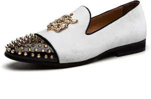 JITAI Men Loafers Slip-On Shoes for Men Fashion Dress Shoes Tuxedo Shoes