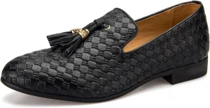 JITAI Men's Fashion Loafers Wedding Shoes Loafers for Men Party Shoes