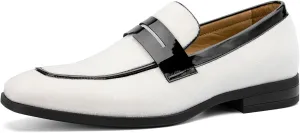 JITAI Mens Velvet Loafers Dress Shoes Loafers for Men Tuxedo Suit Shoes