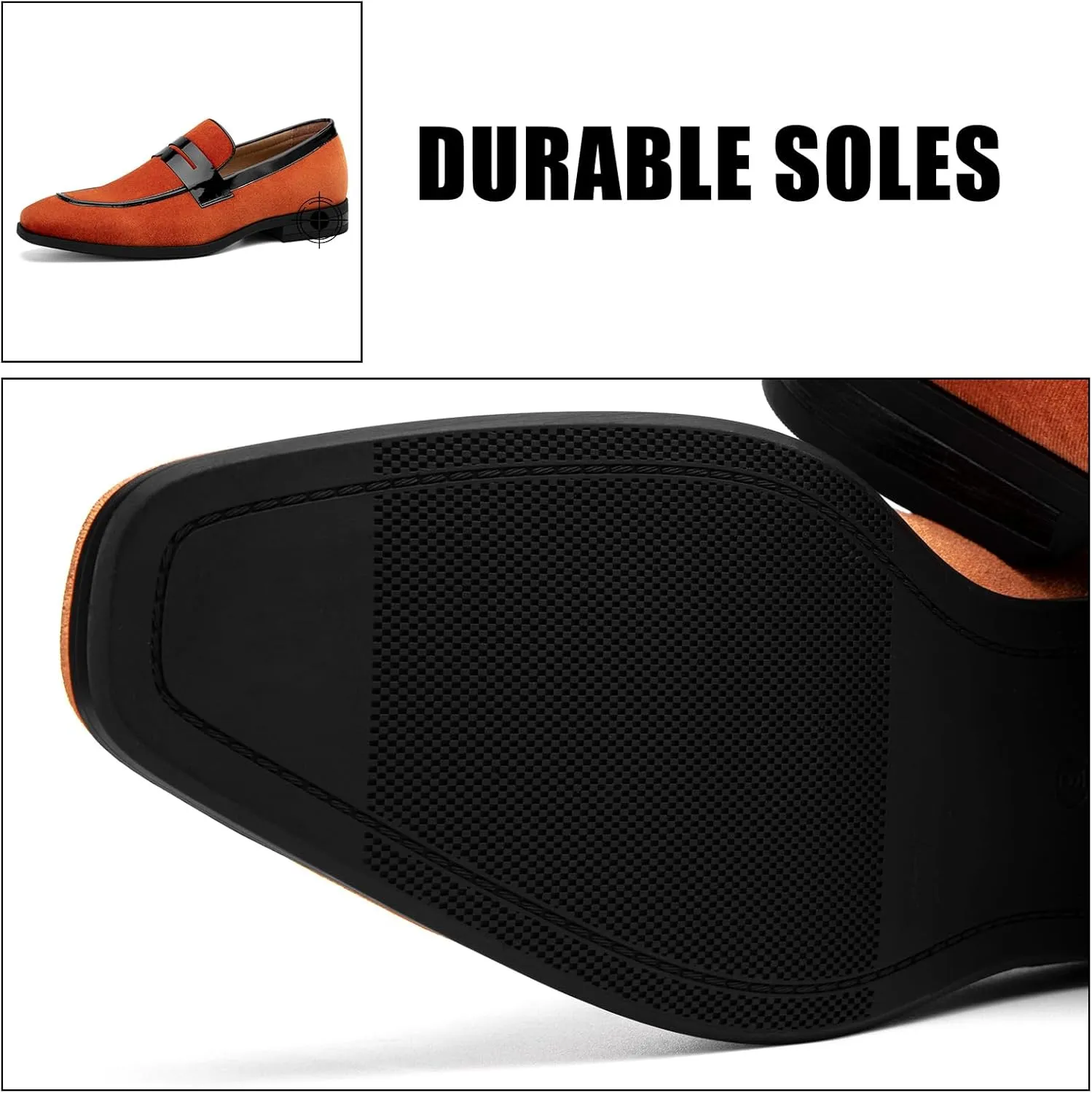 JITAI Mens Velvet Loafers Dress Shoes Loafers for Men Tuxedo Suit Shoes