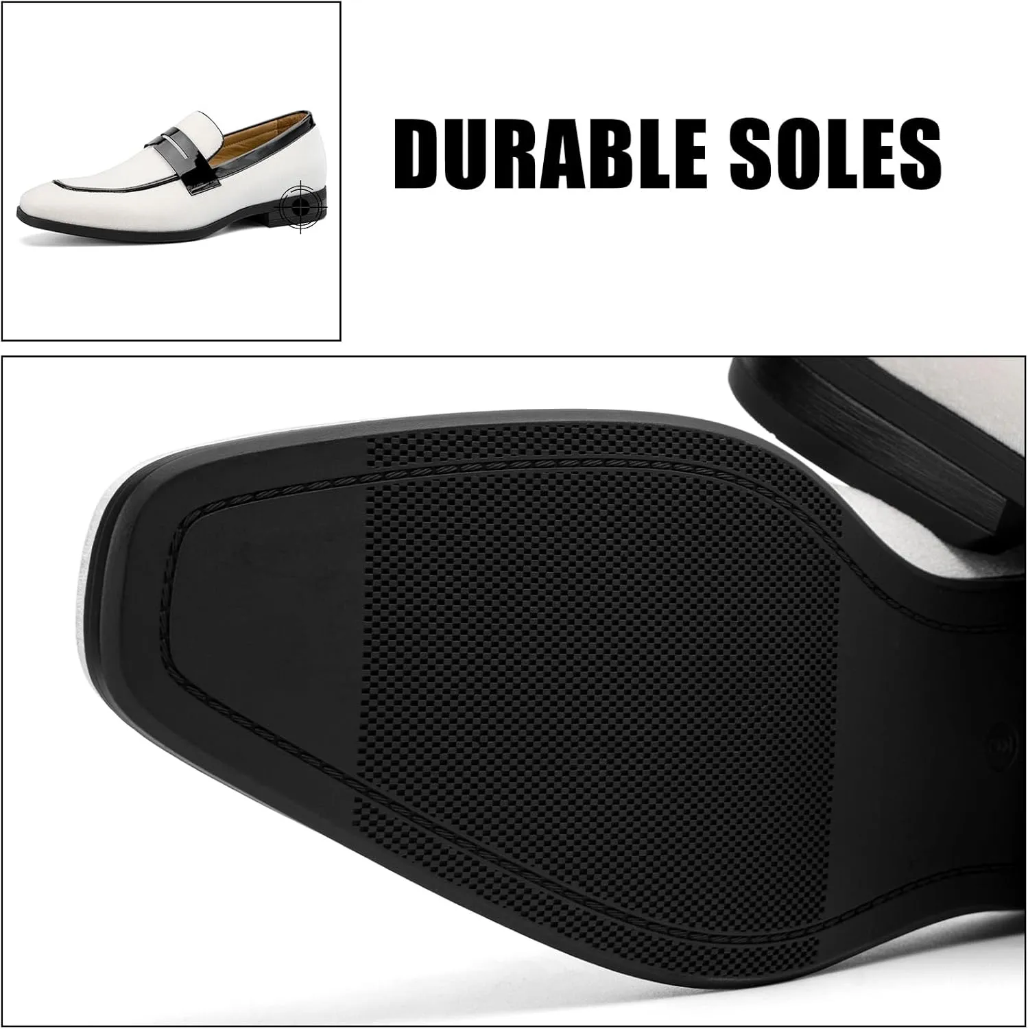 JITAI Mens Velvet Loafers Dress Shoes Loafers for Men Tuxedo Suit Shoes