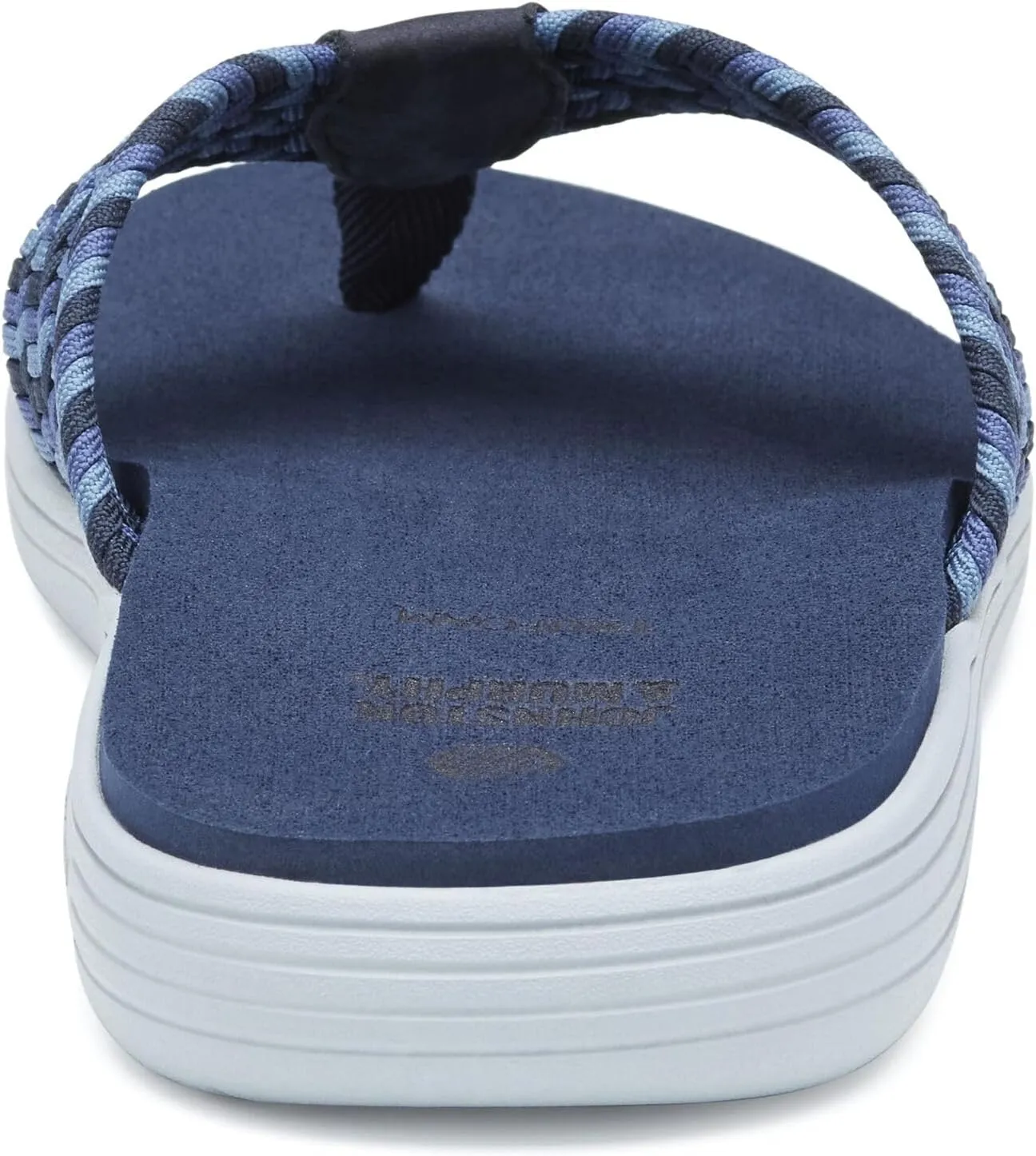 Johnston & Murphy Men’s Upton Woven Thong Sandals, Leather Flip Flops for Men, Casual Summer Shoes