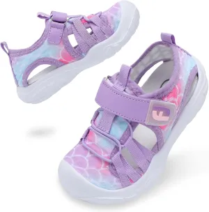 JOINFREE Toddler Boys Girls Water Shoes Breathable Qucik Dry Sport Beach Sandals Lightweight Barefoot Flexible
