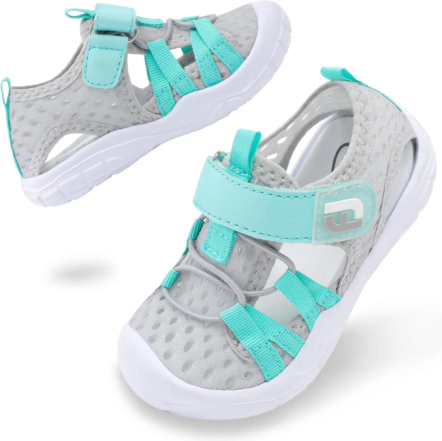 JOINFREE Toddler Boys Girls Water Shoes Breathable Qucik Dry Sport Beach Sandals Lightweight Barefoot Flexible