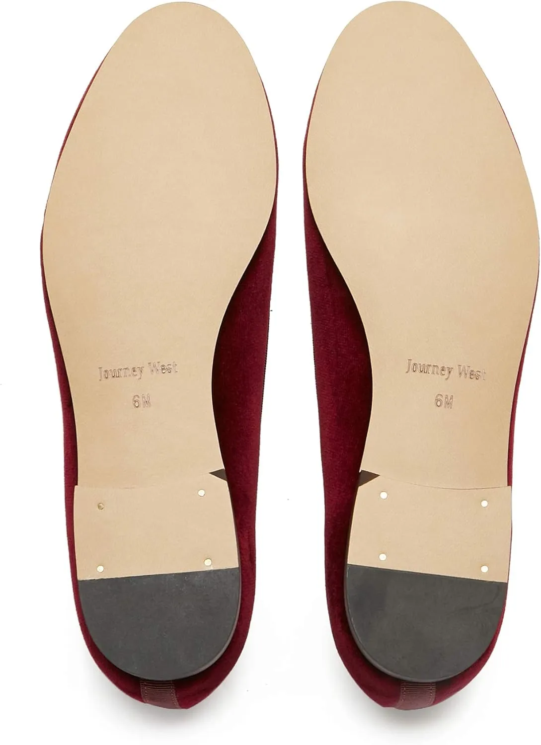 Journey West Women's Velvet Loafer Flat with Embroidery Velvet Slippers