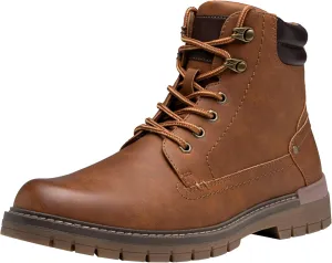 Jousen Mens Boots Fashion Casual Boot Hiking Zipper Chukka Boots for Men