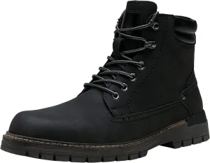 Jousen Mens Boots Fashion Casual Boot Hiking Zipper Chukka Boots for Men