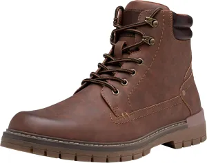 Jousen Mens Boots Fashion Casual Boot Hiking Zipper Chukka Boots for Men