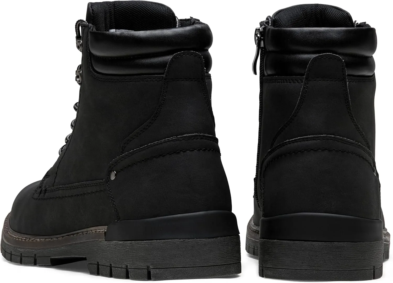 Jousen Mens Boots Fashion Casual Boot Hiking Zipper Chukka Boots for Men