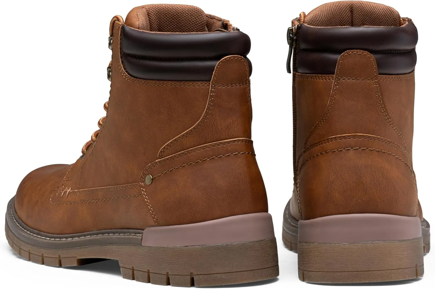 Jousen Mens Boots Fashion Casual Boot Hiking Zipper Chukka Boots for Men