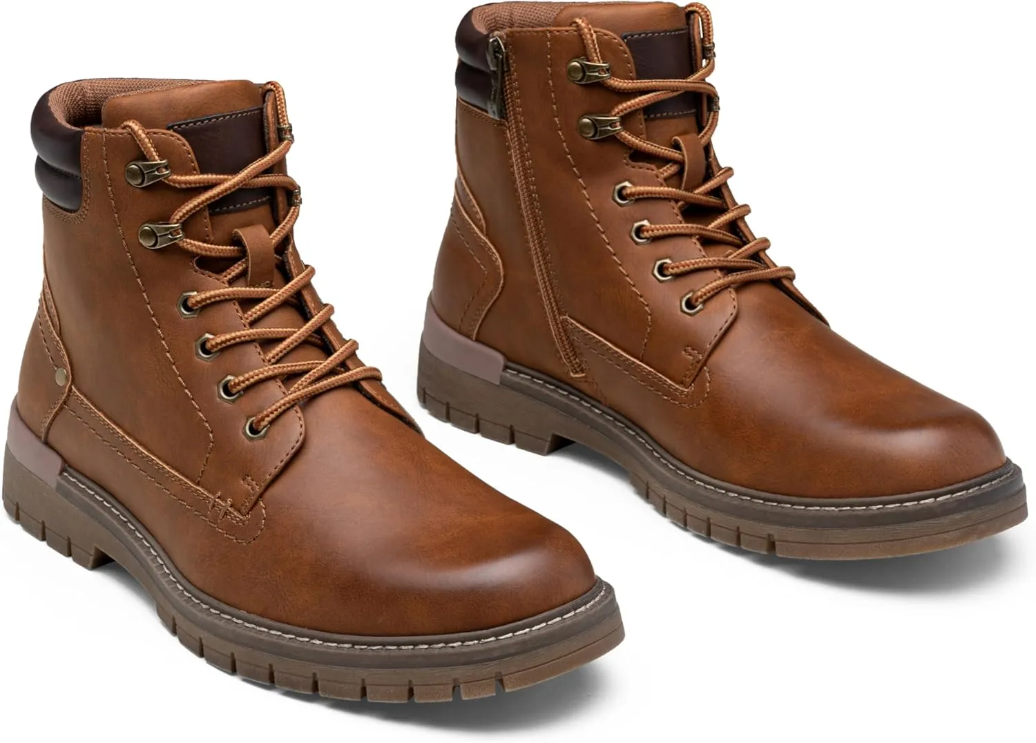 Jousen Mens Boots Fashion Casual Boot Hiking Zipper Chukka Boots for Men