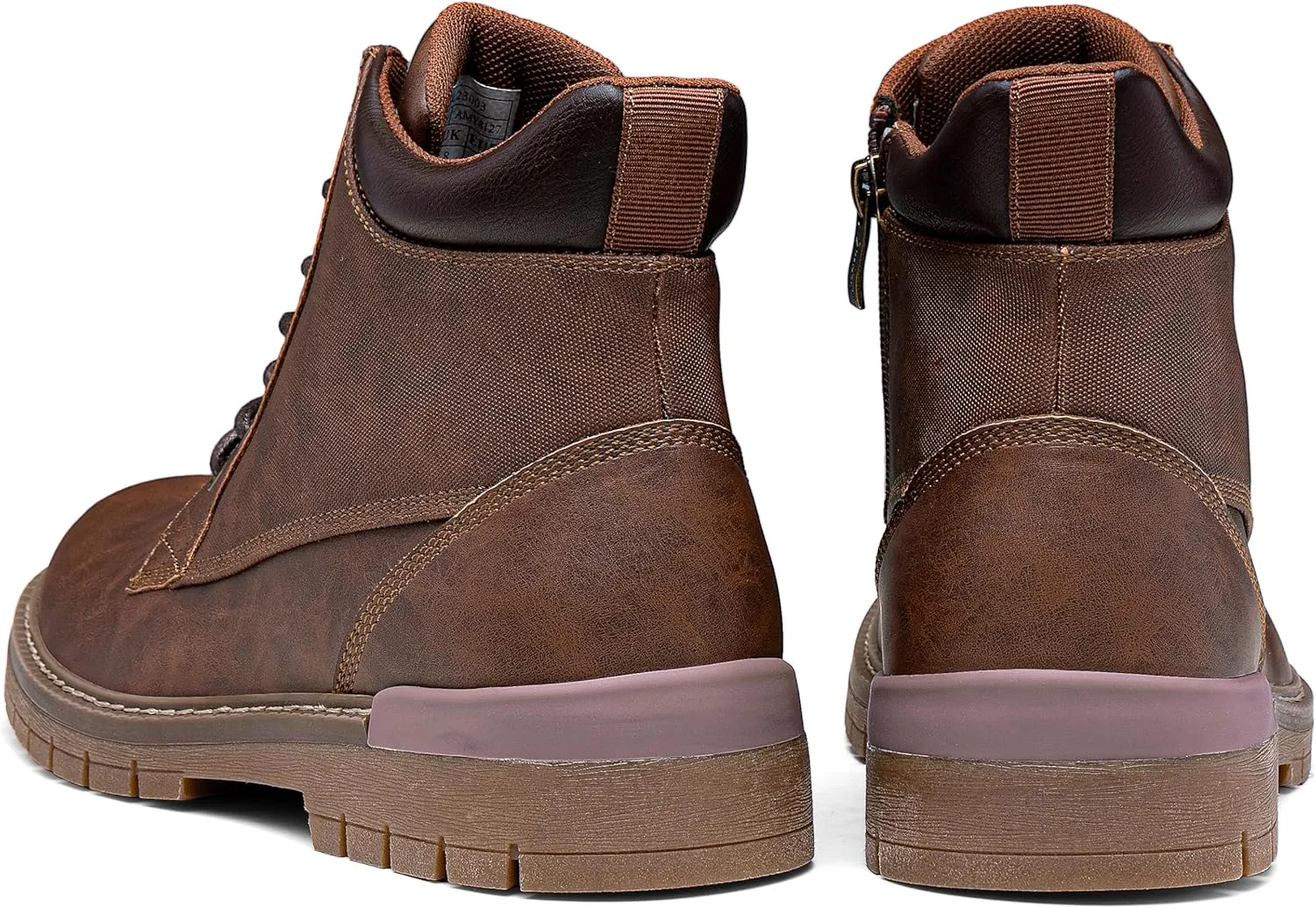 Jousen Mens Boots Fashion Casual Boot Hiking Zipper Chukka Boots for Men