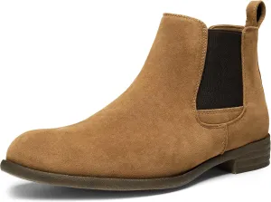 Jousen Men's Chelsea Boots Lightweight Casual Chukka Ankle Boots Classic Elastic Dress Boots For Men