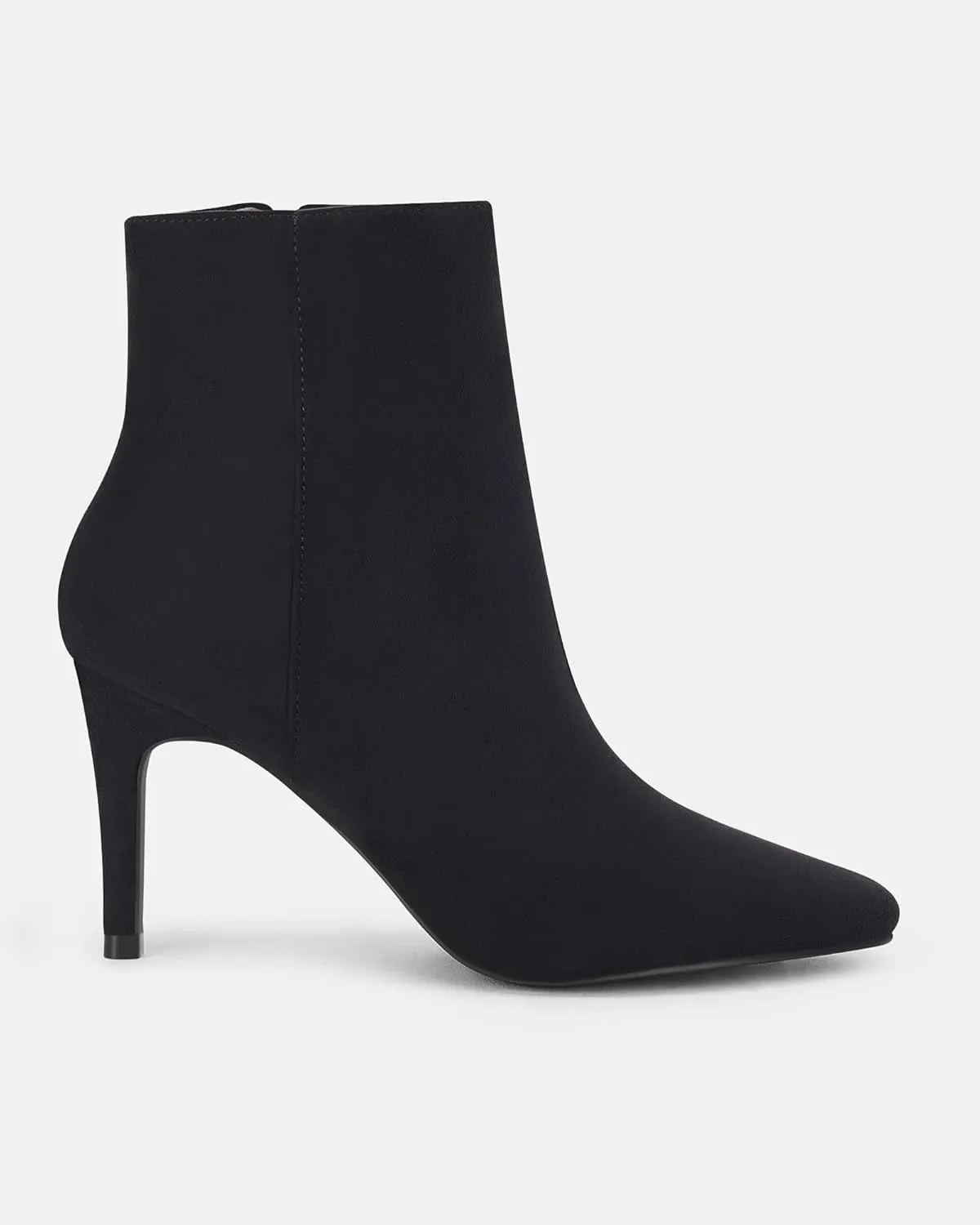 Juliet Holy Womens Ankle Boots Pointed Toe Side Zipper Heeled Booties Party Dress Stiletto Boots