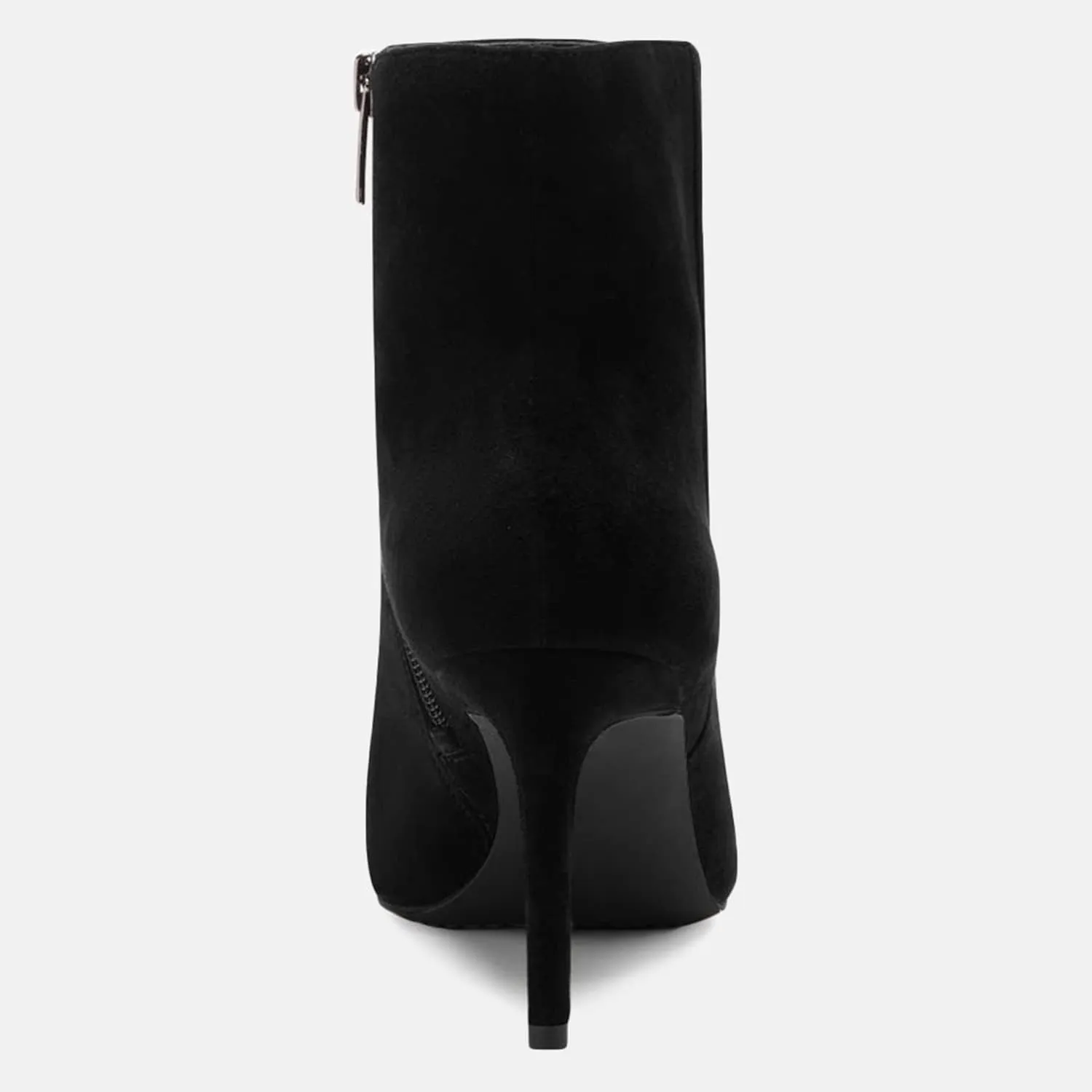 Juliet Holy Womens Ankle Boots Pointed Toe Side Zipper Heeled Booties Party Dress Stiletto Boots