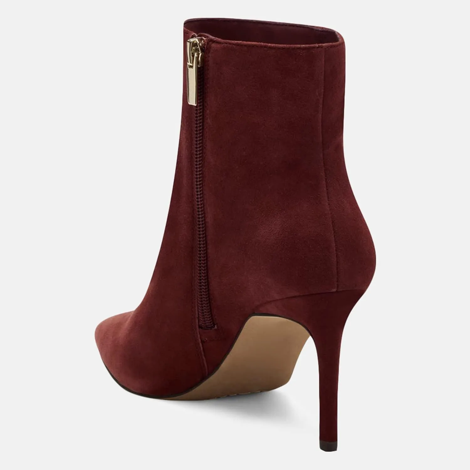 Juliet Holy Womens Ankle Boots Pointed Toe Side Zipper Heeled Booties Party Dress Stiletto Boots