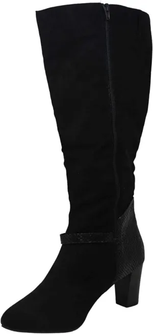 Karen Scott Womens Sharonn Snake Print Tall Knee-High Boots
