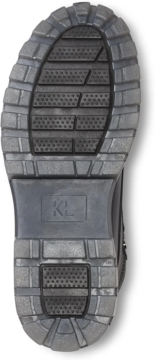 Karl Lagerfeld Paris Men's Mid Height Performance Polar Fleece Lining & Translucent Sole Boot Combat