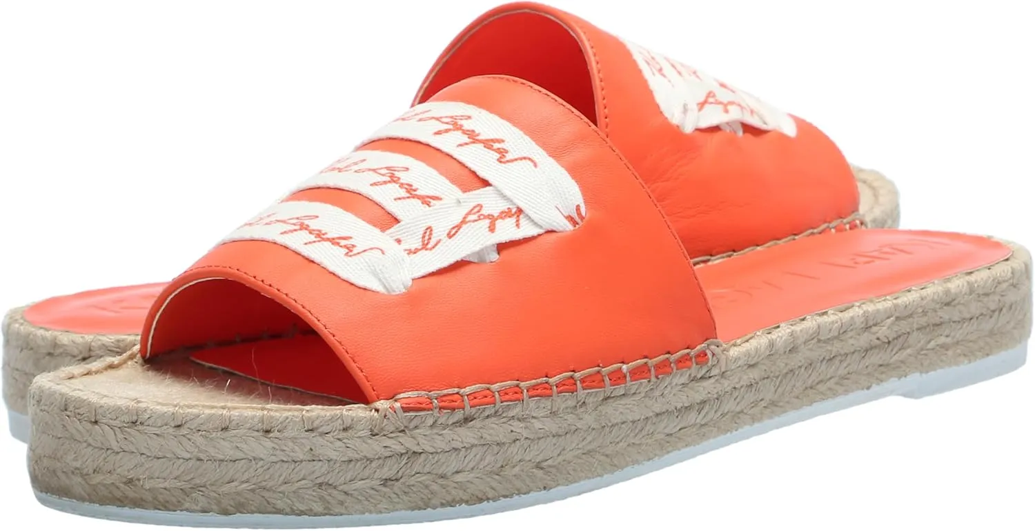 KARL LAGERFELD womens Cherie Slide Espadrille Sandal